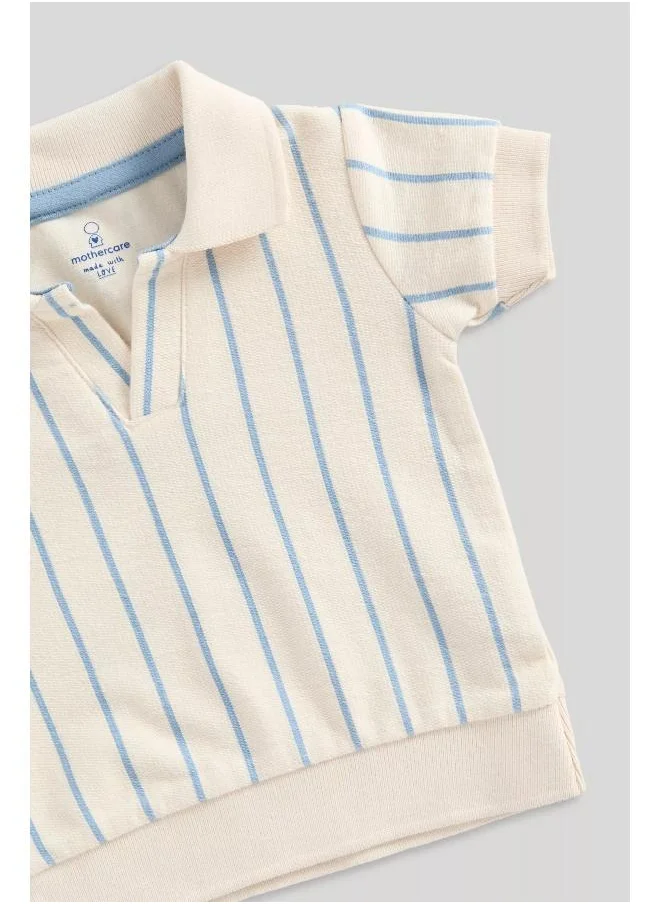 mothercare Polo Shirt, Shorts and Socks Set