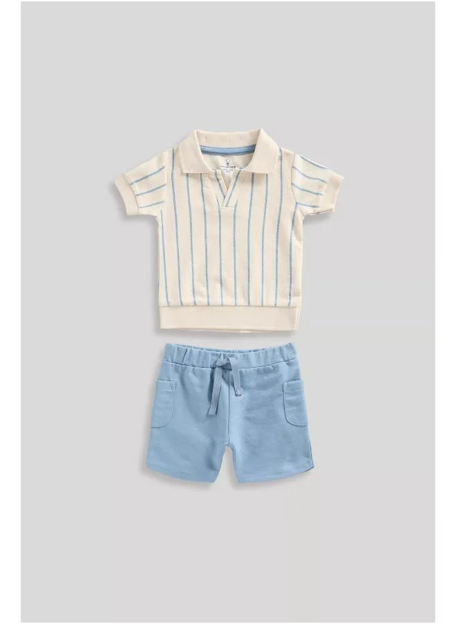 mothercare Polo Shirt, Shorts and Socks Set