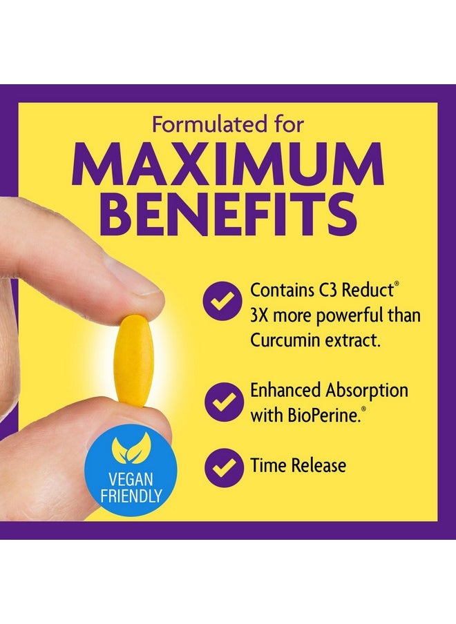 InnovixLabs - InnovixLabs Turmeric Curcumin with Black Pepper Extract - High Absorption Tumeric and Curcumin Supplements with BioPerine, C3 Reduct & Curcumin C3 Complex, Time Release Turmeric Supplement - 100 ct - Image 1