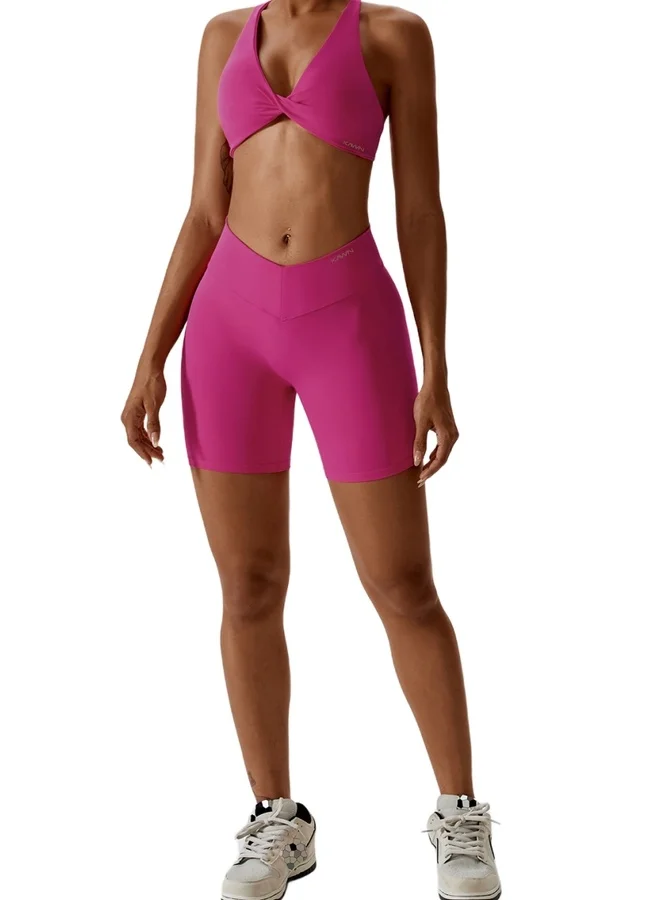 كون.يوغا Womens High Waist Scrunch Workout Sport Yoga Shorts