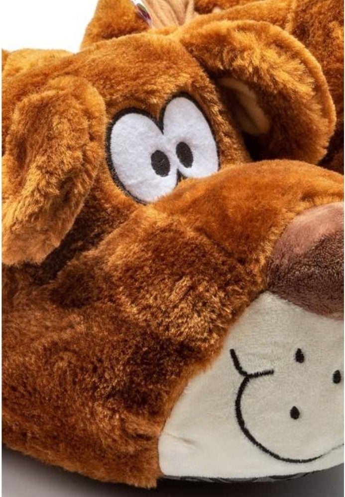 Twigy AA0622 Tw Fibert Brown Animal Figured Men's Slippers - Image 2