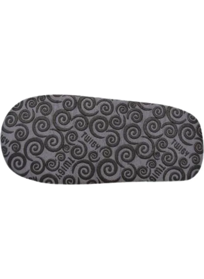 Twigy AA0622 Tw Fibert Brown Animal Figured Men's Slippers