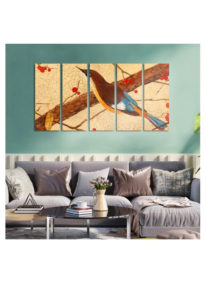 Paper Plane Design - PAPER PLANE DESIGN Painting for Wall Decoration Split Multiple Panels Art for Living Room Bedroom Hotel Office. Size 27 x 50 in - Image 1