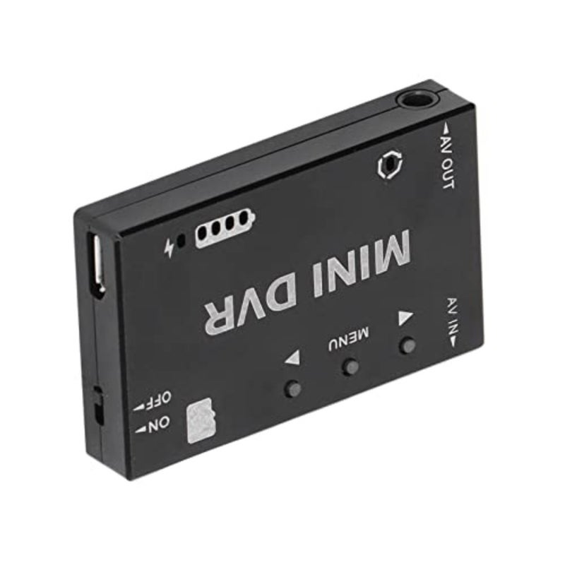وحدة Mini FPV DVR، NTSC PAL 30FS مسجل صوت فيديو قابل للتحويل مدمج في بطارية لطائرة FPV بدون طيار كوادكوبتر، سيارة سباق طراز RC، تدعم بطاقة ذاكرة 32 جيجابايت، تسجيل الدورة - Image 4