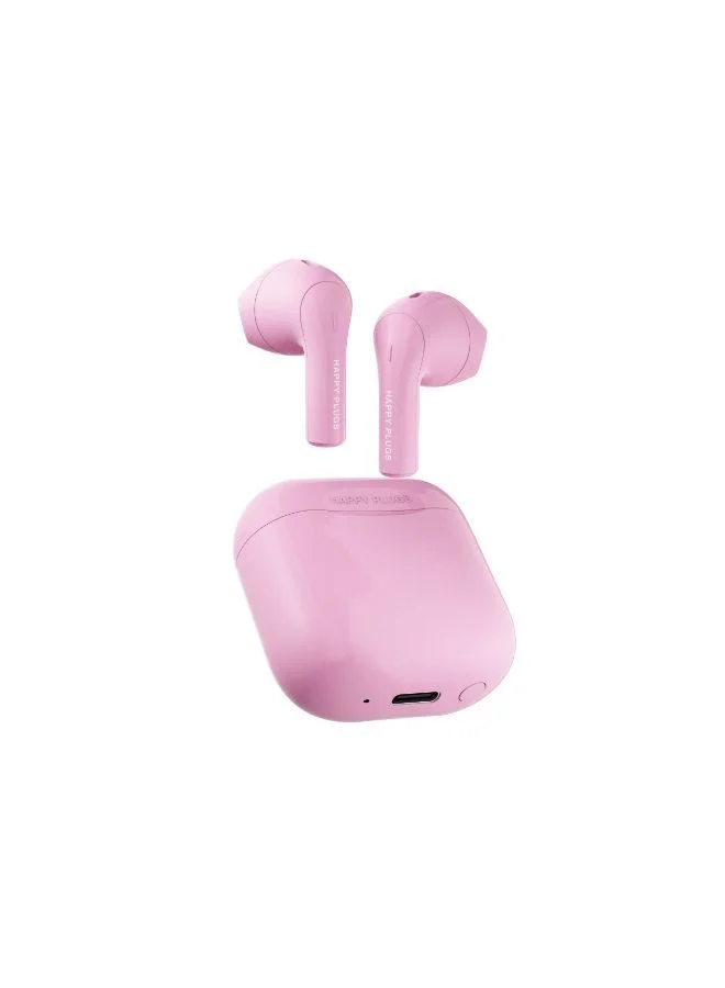 هابي بلجز سماعات HAPPY PLUGS Joy True Wireless - وردي