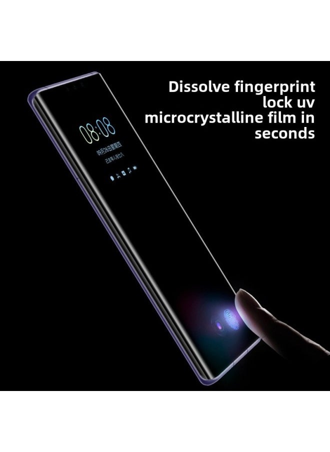 Generic For Huawei Mate60Pro P70PRO Mate70Pro UV Tempered Film Xiaomi 15Pro UV Film-Color:OPPO Reno10/10Pro/Pro+/1+ACE2-Dimensions:Anti-peep UV Film [unlockable Version] [die Without Glue]]  - Image 2