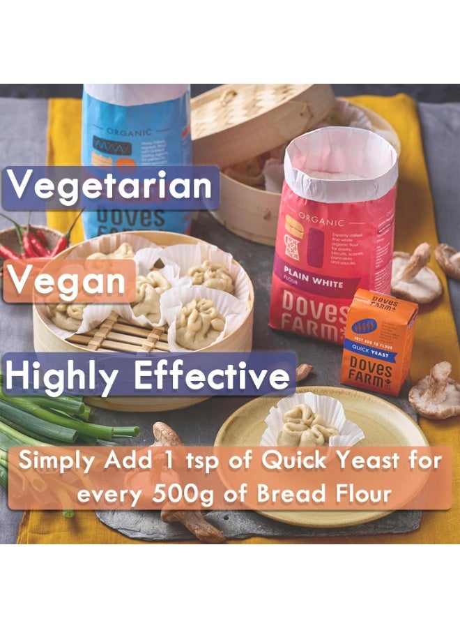 Doves farm Quick Yeast Just Add To Flour Ideal For Hand Baking And Bread Machines 125G - Image 2