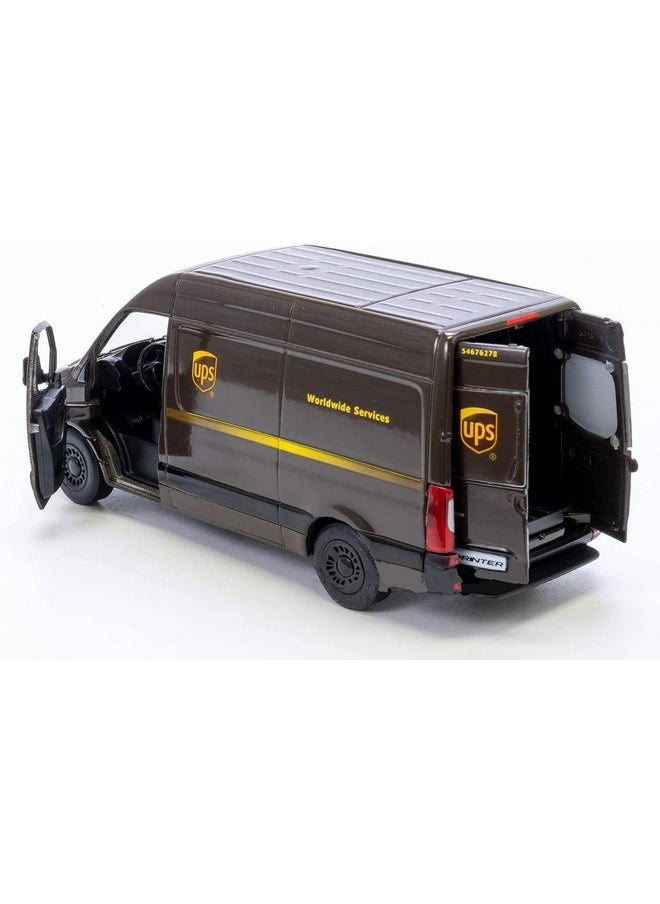 Kinsmart Ups Mercedes-Benz Sprinter + United States Postal Mail Truck Grumman Llv 5 Inch Die Cast Metal Model Toys Setof2  - Image 3