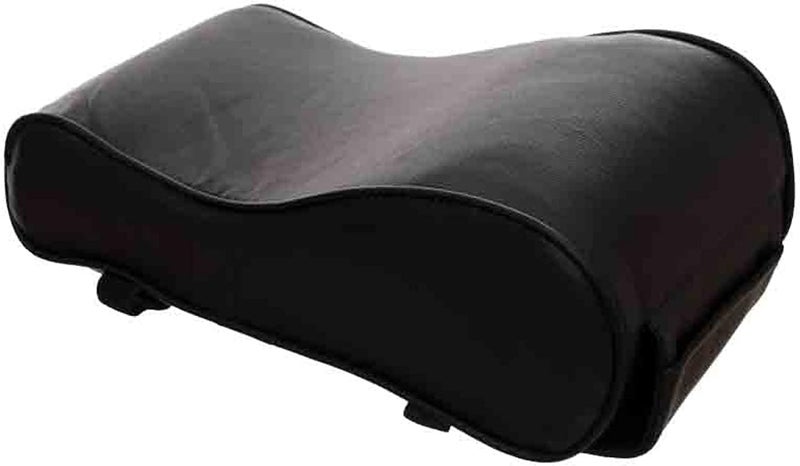 Leather half armrest for car - black