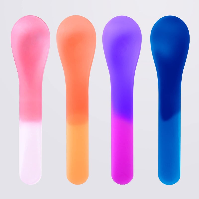 Gugowin 40 Color-Changing Spoons-Dessert Pudding Spoons-Birthday Celebration Spoons-Ice Cream Spoons -Great for Parties-Reusable-Individually Wrapped! - Image 1