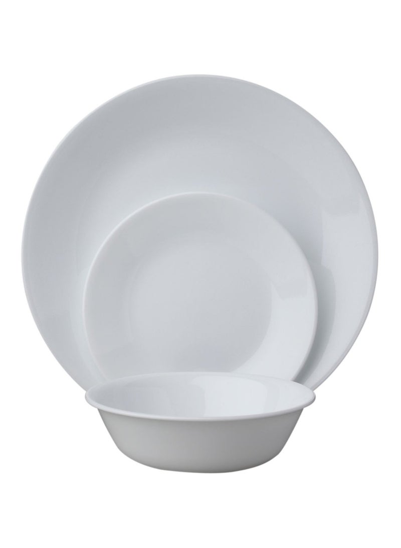 Corelle Dinner Set Winter Frost White 18pcs