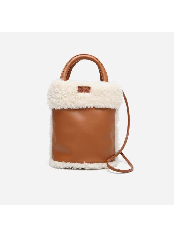 UGG Lambswool basket bucket bag crossbody bag - Image 1