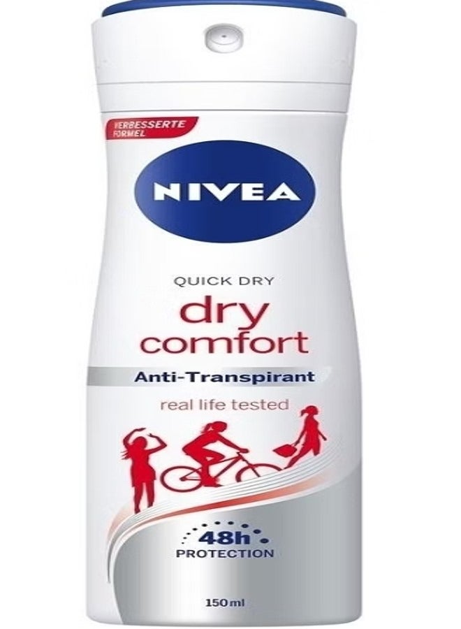 نيفيا رذاذ مزيل العرق الراحة الجافة 150 مل