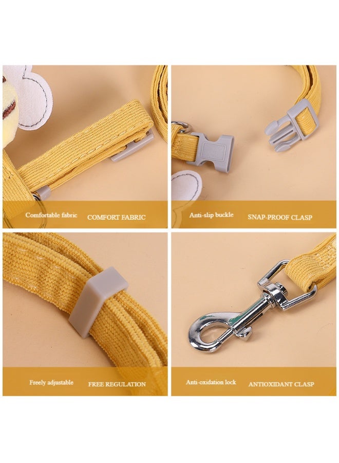 Oldzhan Anti escape adjustable cat rope and leash set, soft adjustable pet vest, I-shaped adjustable cat vest (s) - Image 3