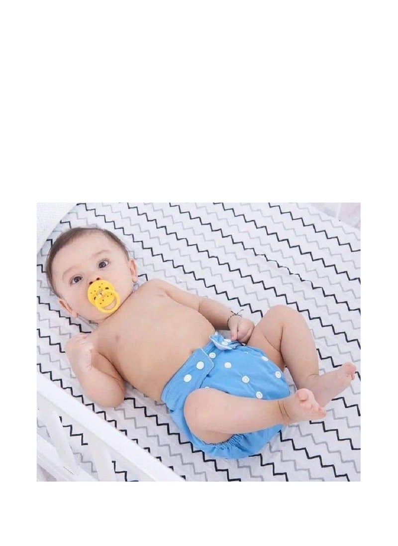 Generic 4 Pack Pampers Adjustable Reusable Replacement Diapers Multicolor  - Image 4