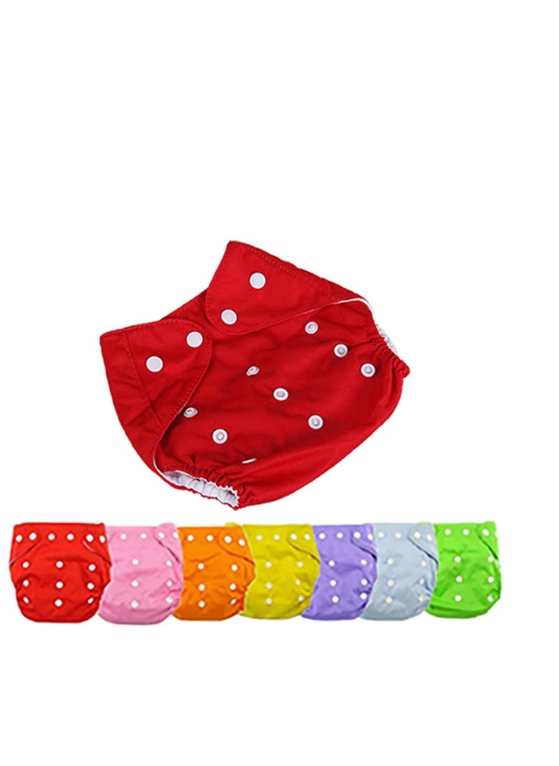 Generic 4 Pack Pampers Adjustable Reusable Replacement Diapers Multicolor  - Image 2