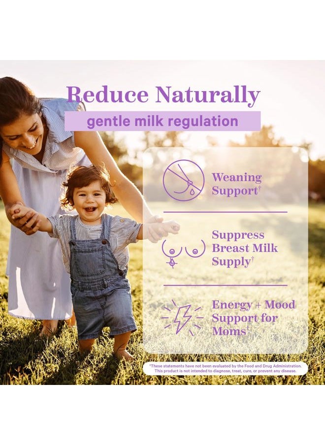 Pink Stork No Flow: Dry Up Breast Milk Supply with Sage, Parsley, and B Vitamins, Postpartum Essentials for Women to Stop Breastfeeding and Decrease Milk Production, 60 Capsules  - Image 3