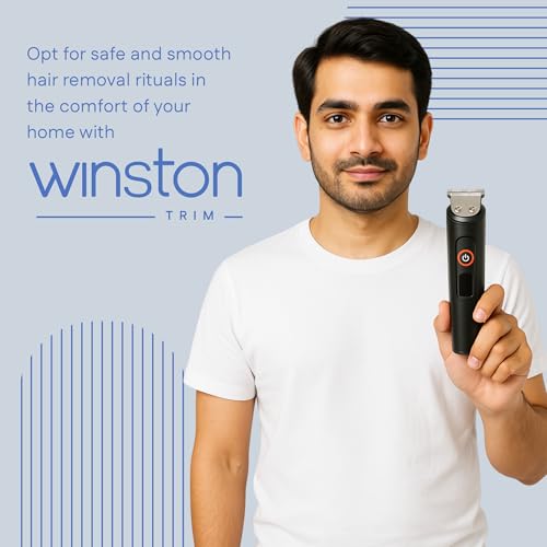 Winston Groom X 5 in 1 Grooming Set for Men with 8 Length Attachment Comb, IPX7 Waterproof Design, Fast Charging Face, Ear, Nose, Beard, Body Hair Trimmer for Men - Image 2