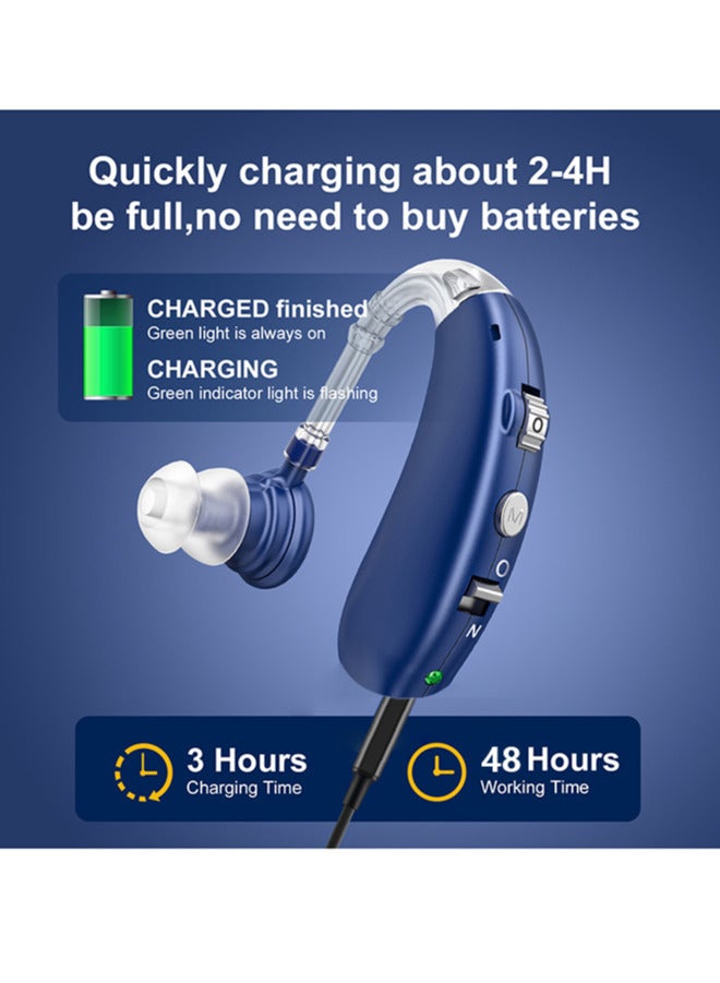 Chixing Hearing Aid Rechargeable for Seniors  Adults, Mini Completely-in-Canal Digital Sound Amplifiers, OTC Hearing Aids with Ear Protection - Image 2