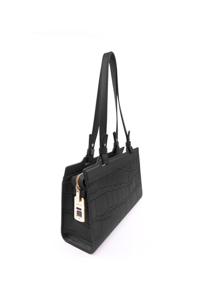 FIPILOCK - Biometric Fingerprint Enabled Genuine Leather Anti-Theft Women Handbag - Image 1