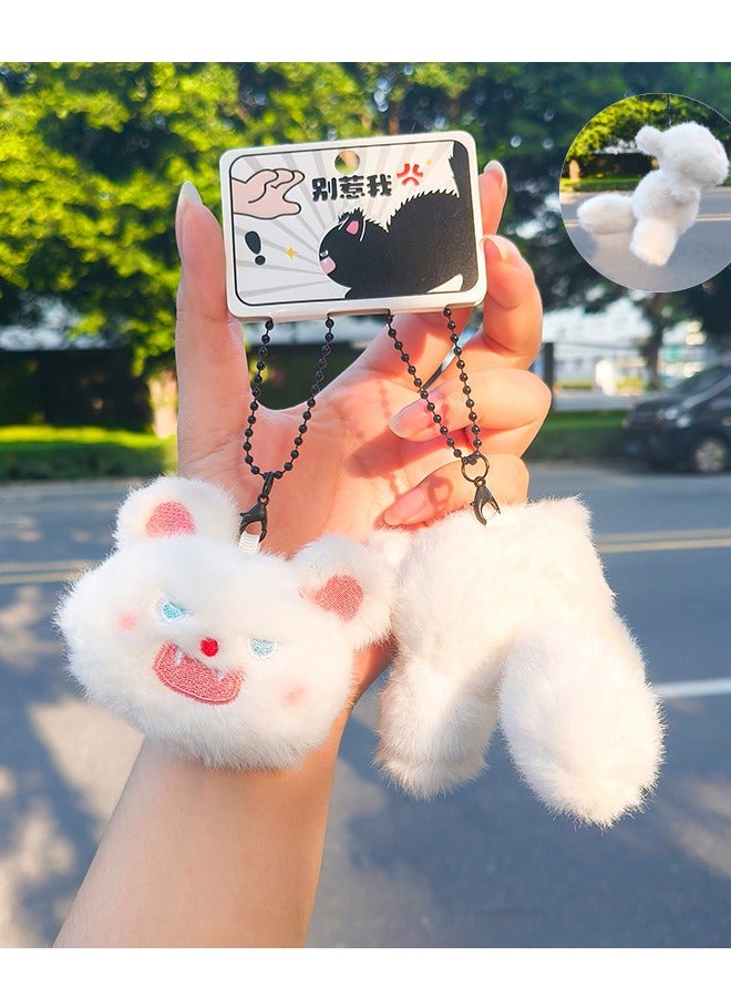 Distinctive Cartoon Keychain Cute Accessory Schoolbag Pendant Bag Chain Car Keychain Creative Gift for Unisex