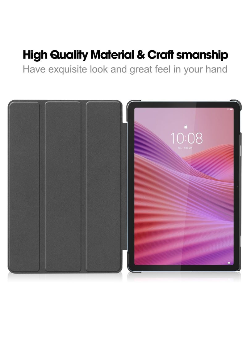 Case for Lenovo Tab 2025 10.1 Inch Folio Slim Smart Cover Lightweight Hard Shell Protective Case with Multi-Angle Stand - Image 2
