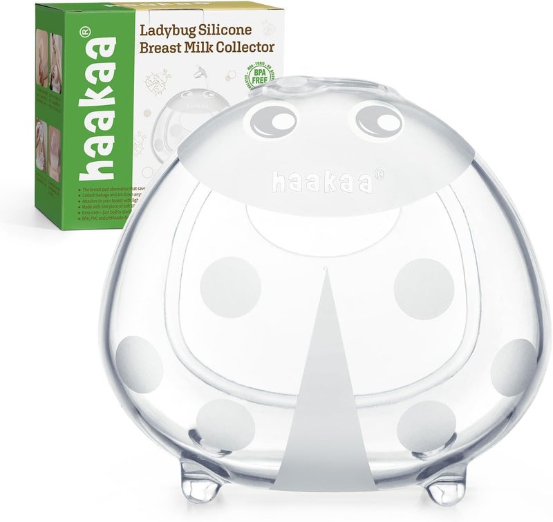 haakaa Ladybug Breast Milk Collector Breast Shells Milk Saver Nursing Cups - Image 1