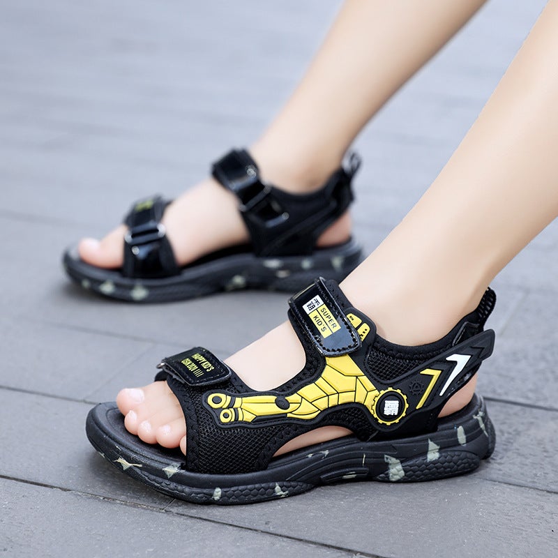 Children'S Sandals 2024 Boys Shoes Sports Mid-Big Children'S Beach Shoes Boys Summer Children'S Shoes - Image 3