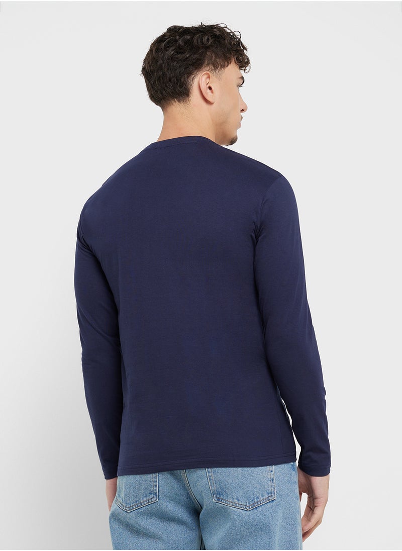 Seventy Five Basics Graphic Long Sleeve T-Shirt  - Image 2