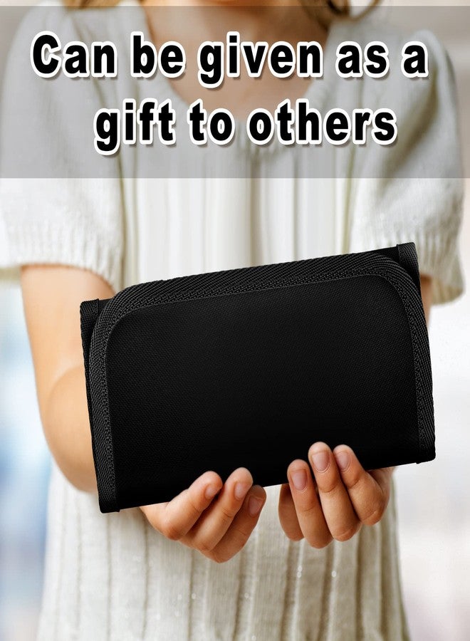 Saintrygo Money Wallet Organizer for Cash with 12 Zippered Pockets, Cash Envelope Wallet Small Travel Money Organizer for Bills, Coins, Foreign Currencies, Black - Image 5