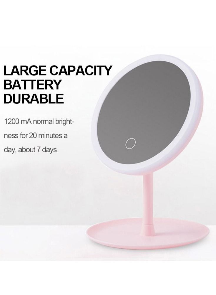 Led Light Adjustable Touch Dimmer Makeup Mirror