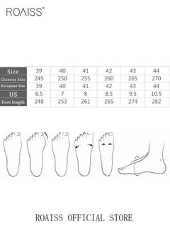roaiss New Men Lace up Front Letter Running Shoes Sneakers Sport Outdoor Non slip Shoes INS Trendy Casual Lightweight Comfy Men Walking Shoes for Young Men Teenagers Spring and Summer Colorblock Sneakers  - Image 5