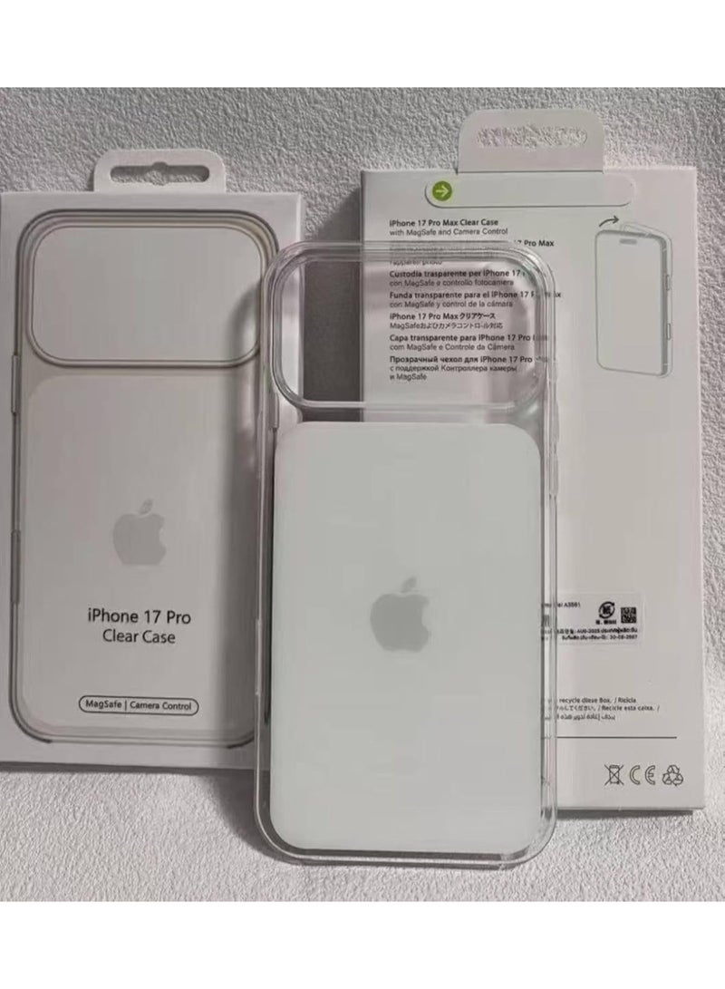 Ecosystem  Official Clear Case for iPhone 17 Pro Clear Case, Clear Magnetic [MagSafe Compatible] – Ultra-Thin Transparent Cover with Precise Cutouts & Anti-Yellowing Protection Clear - Image 2