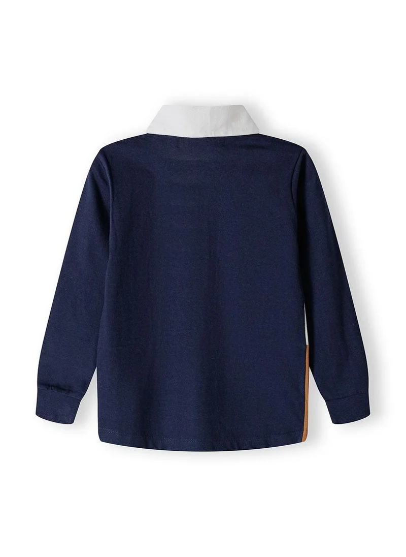 MINOTI Teen Boys Cut And Sew Rugby Top