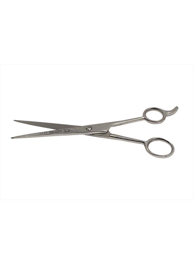 SE 7-1/2" Ice Tempered Stainless Steel Barber Scissors - SP105 - Image 1