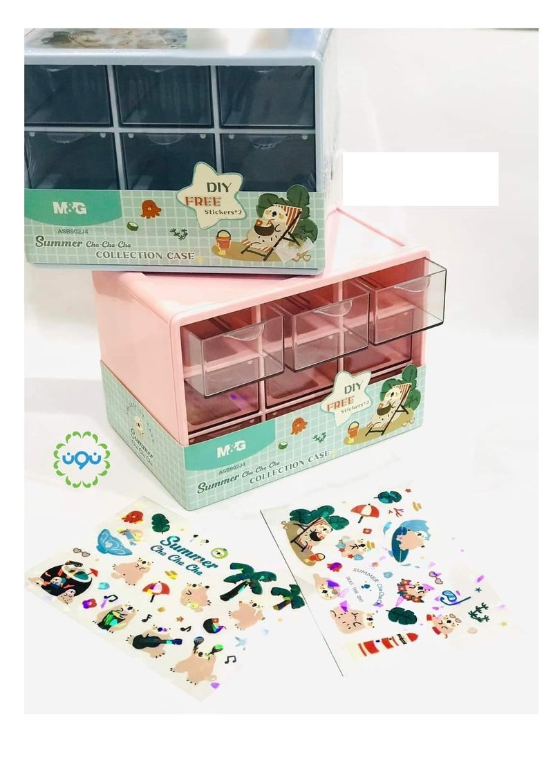 M&G - M&G Chenguang Organizer and Storage Collection Box - 9 pockets - No:ASB902J4 - Image 1