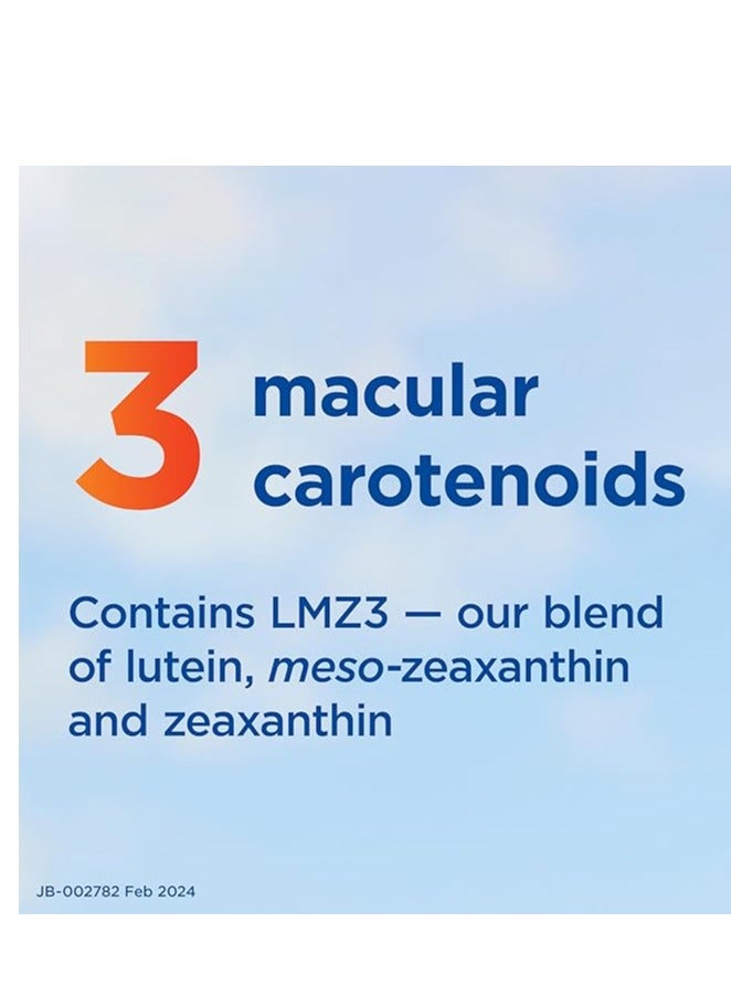 MacuShield Original + Omega 3 – Eye Health Supplement with Lutein, Meso-Zeaxanthin, Zeaxanthin & Vitamin B2 – 30-Day Supply - Image 3