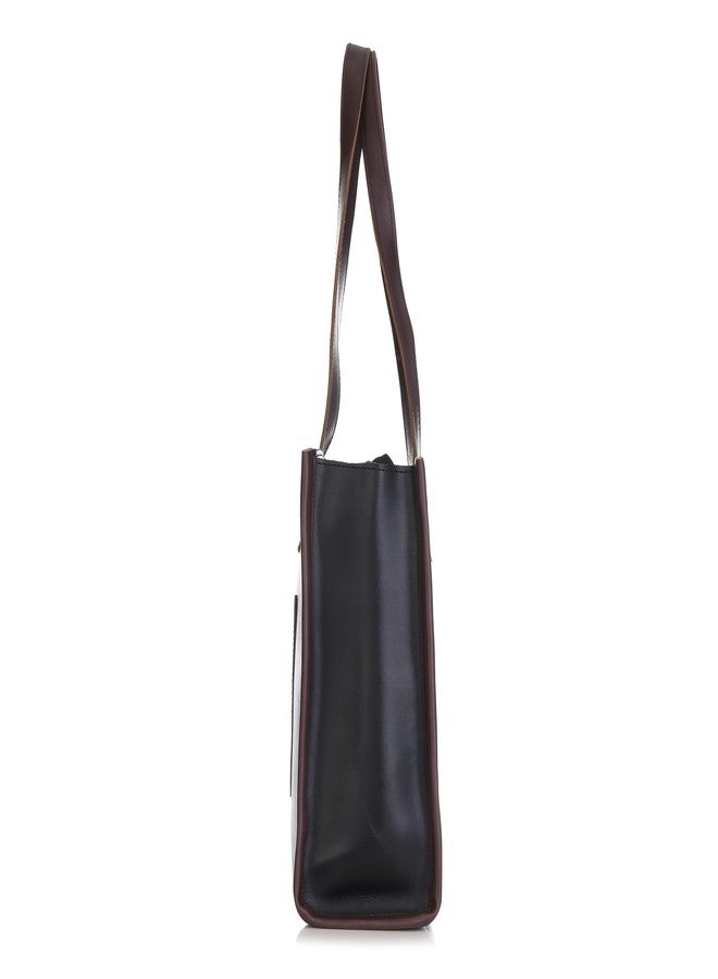 ROSS BROWN Women's Elegant Tote Bag | Fits up to 12-inch Laptop | Ladies Purse | Handbags for women (Black) - Image 5