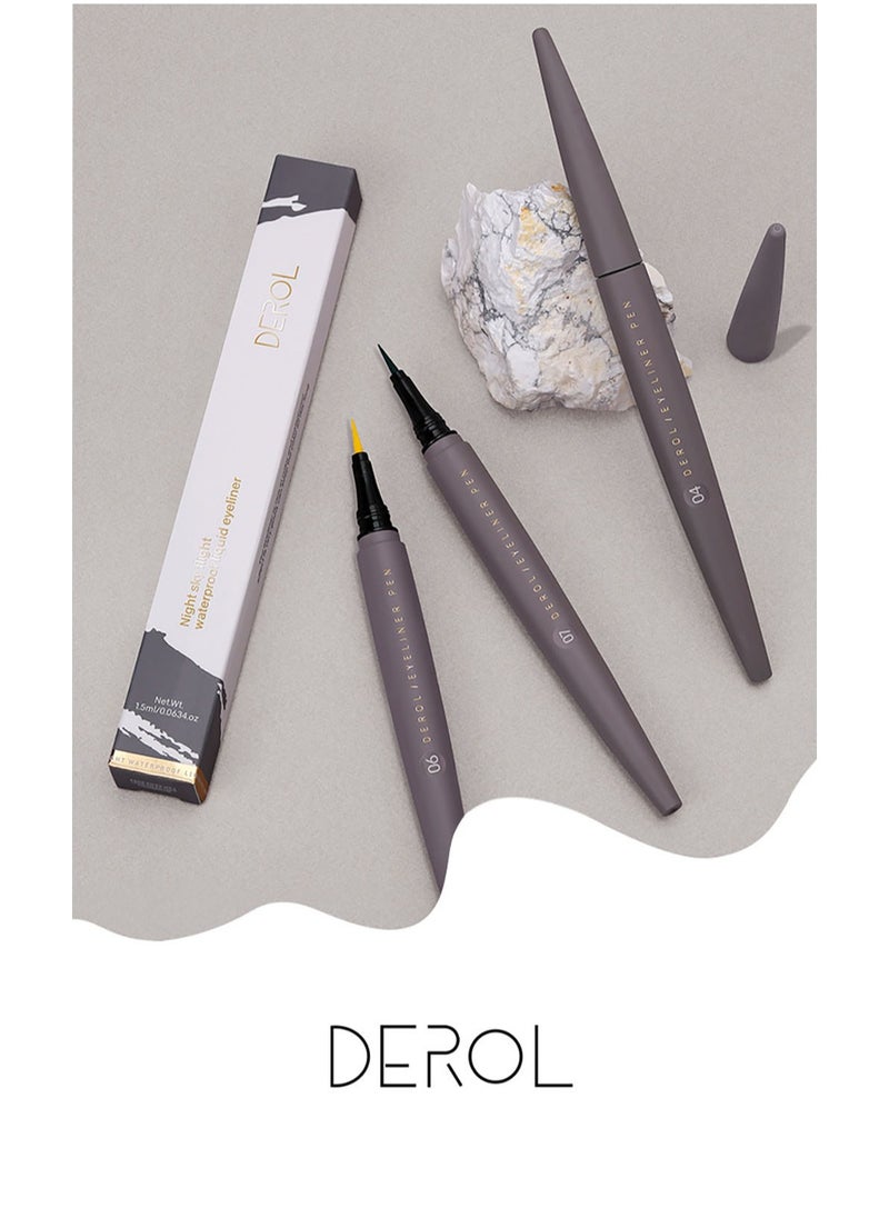 DEROL - Night Sky Flight Waterproof Liquid Eyeliner - Image 1