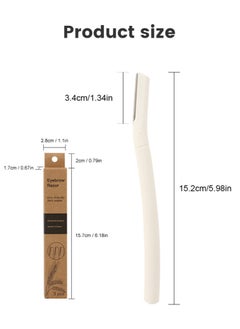 Perfii Portable Eyebrow Trimmer with Blade for Precision, Cuts and made from Eco Friendly Materials for Guilt-Free Eyebrow Styling  - Image 4