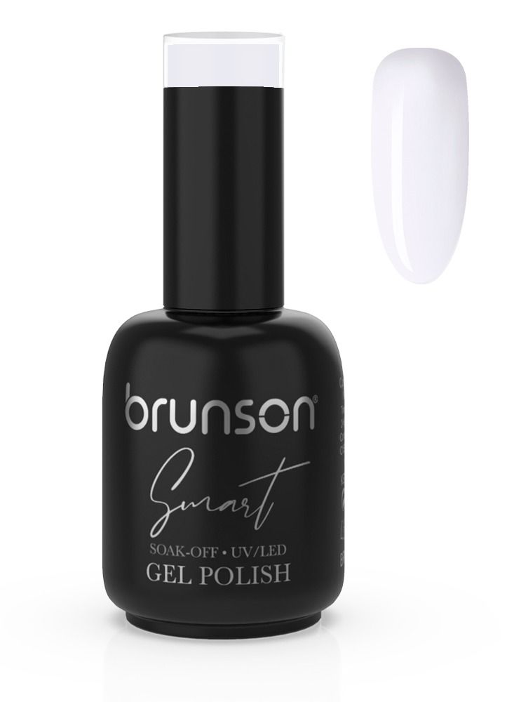 brunson Gel Nail Polish, 15ml Smart Gel Nails Glossy Shine Finish Long Lasting Soak off UV/LED Gel Polish for Nail Art French Manicure Pedicure Salon Quality Chip Resistant Gel Nail Extensions UV Gel BSN143