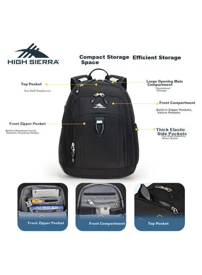 High Sierra Commuter Backpack, New From Xueli Brand, Outdoor Hiking Bag For Men And Women, Large Capacity Laptop Bag, Durable Backpack - Image 3