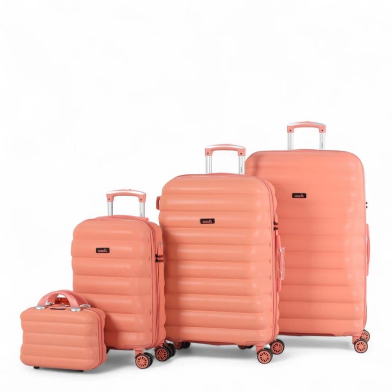 أفياتور طقم حقائب سفر أنيق ومتين - 4 قطع من البولي بروبلين المقاوم للكسر - Image 1