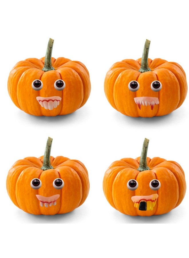 YOOHUA 24Pcs Fake Teeth Vampire Teeth Gnarly Teeth Gag Teeth Ugly Teeth Joke Teeth Denture Funny Teeth For Halloween Costume Party Favors Fools - Image 5