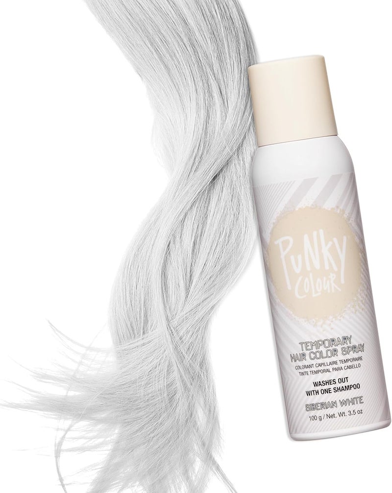 Punky Colour Temporary Hair Color Spray, Siberian White, 3.5 Ounce - Image 5