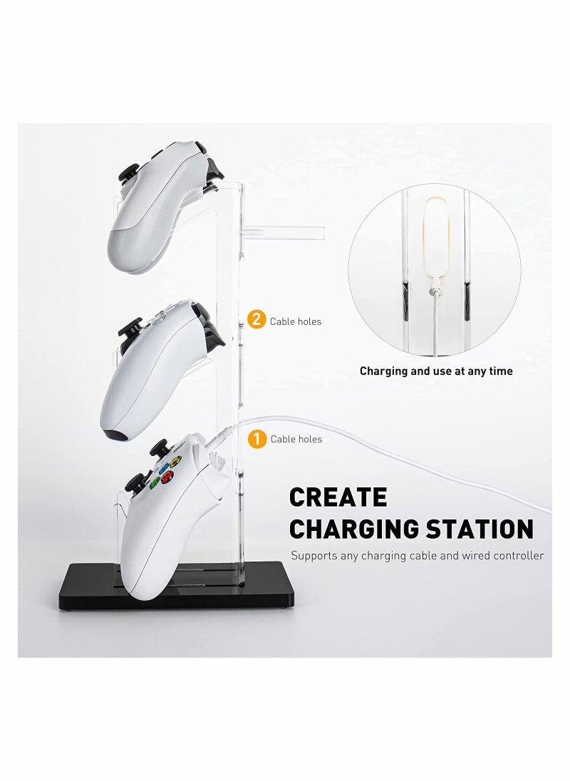Excefore Gaming Accessories, Controller Holder, Dual Controller Stand, For Ps5 Ps4 Xbox, For Switch, For Gaming Accessories, Build Game Fortresses  - Image 5