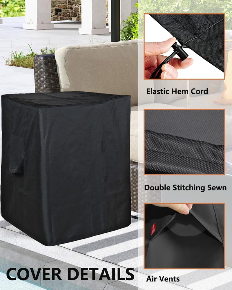 Sheechung Square Fire Pit Cover 17" L X 17" W X 20" H Consistent steady quality - Image 4