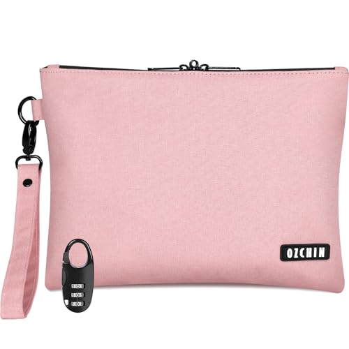 OZCHIN Smell Proof Bag Travel Storage Case Activated Charcoal Pouches Durable Odorless Medicine Organizer - Image 1