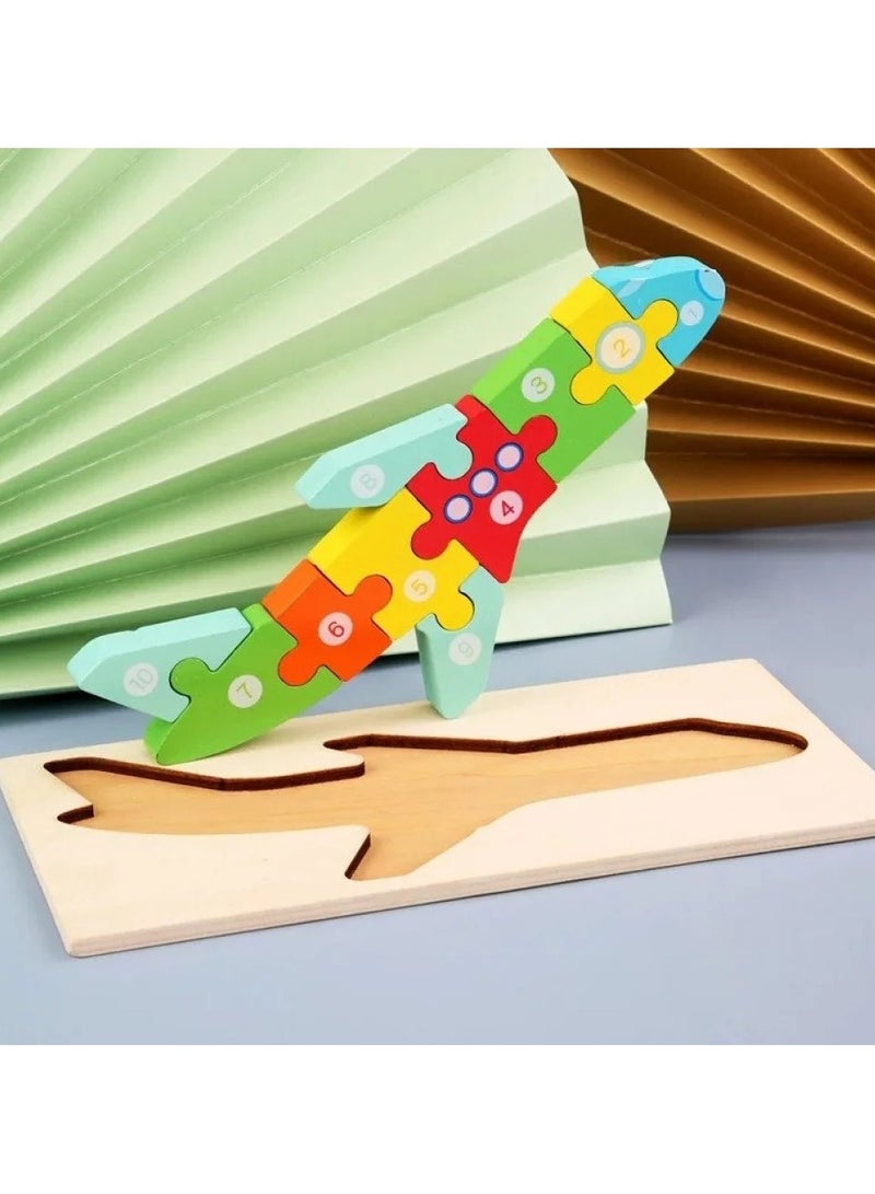 Motivational Airplane Puzzle Game for Kids - Image 1