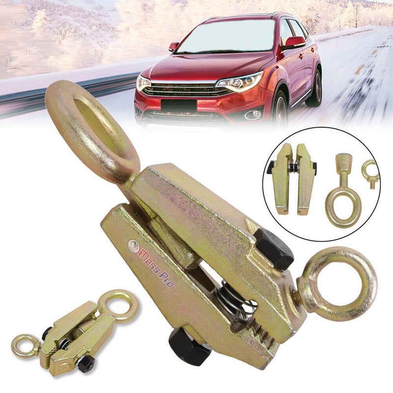 Mass Pro Frame Clamp Auto Body 5 Ton Top & Straight 2 Way Self Tightening Frame Grips Auto Body Repair Pull Clamp - Image 2